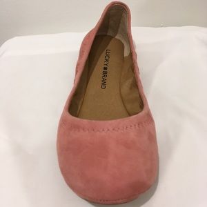 New Lucky Brand pink Emmie flats